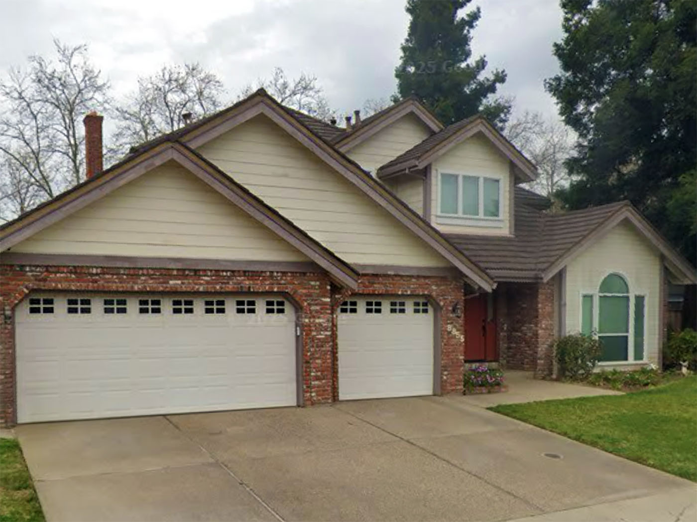 Exterior before painting - El Dorado Hills project
